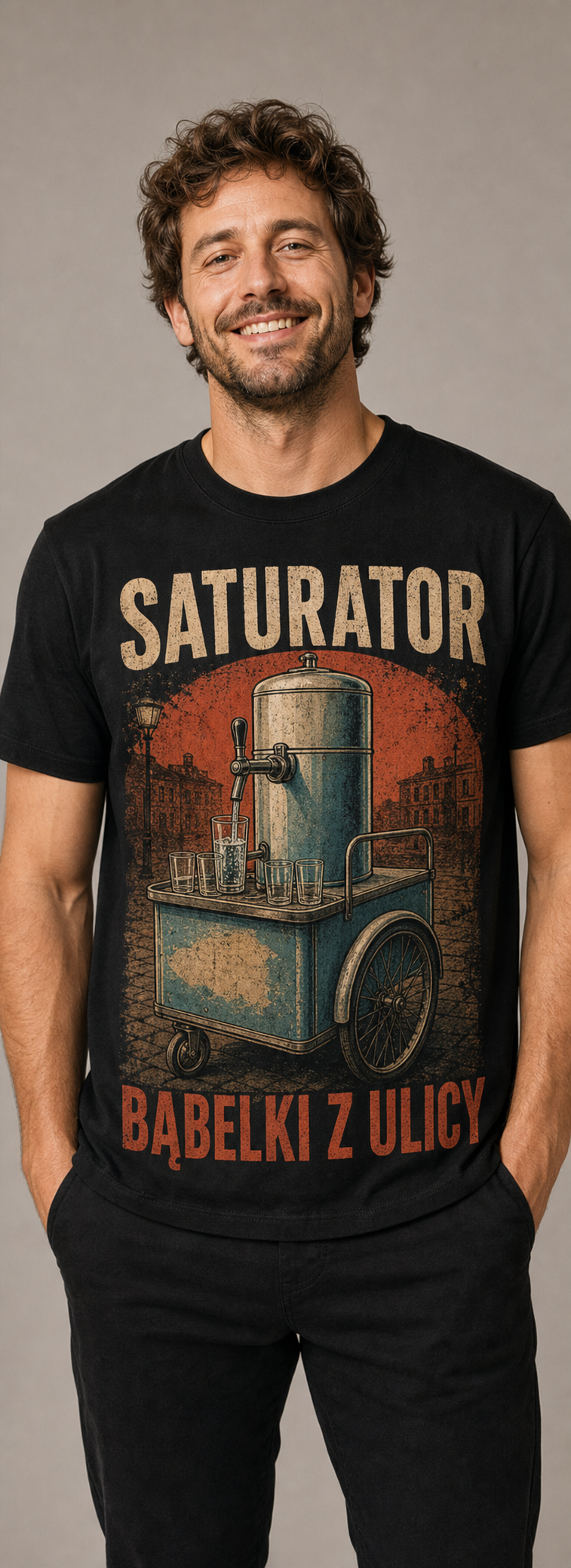 T-shirt PRL – Saturator: Bąbelki z ulicy
