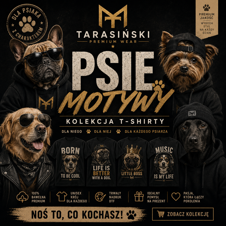 T-shirty – Psie Motywy