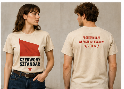 T-shirt PRL – Czerwony Sztandar