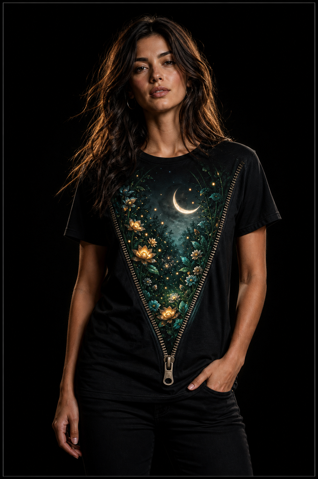 T-shirt Księżycowy Ogród