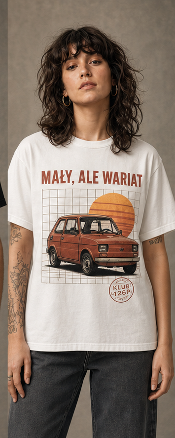 T-shirt PRL – Mały, ale wariat